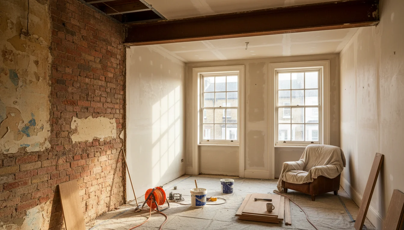 איך שיפוץ בלונדון באמת עובד – לוחות זמנים, עלויות, תהליך